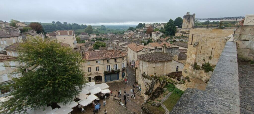 Vue sur Saint-Emilion